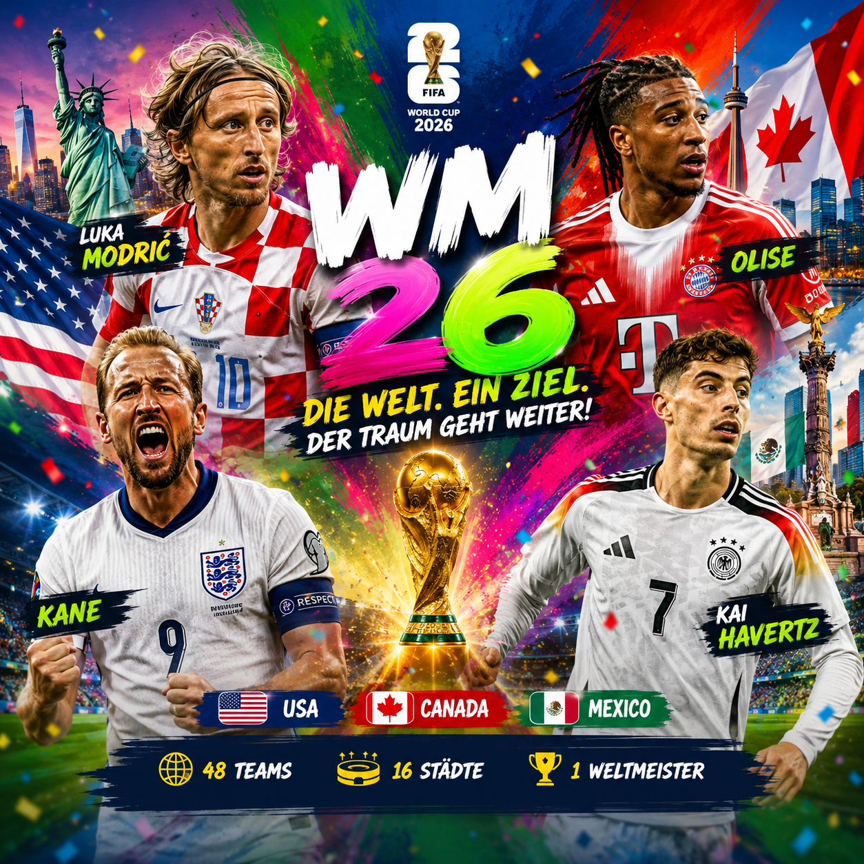 FIFA Fußball-WM 2026 Trophäe